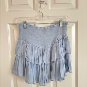 Mustard Seed Tiered and Ruched Skirt